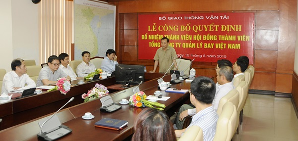 Công bố Quyết định thành viên chuyên trách Hội đồng thành viên Tổng công ty Quản lý bay Việt Nam